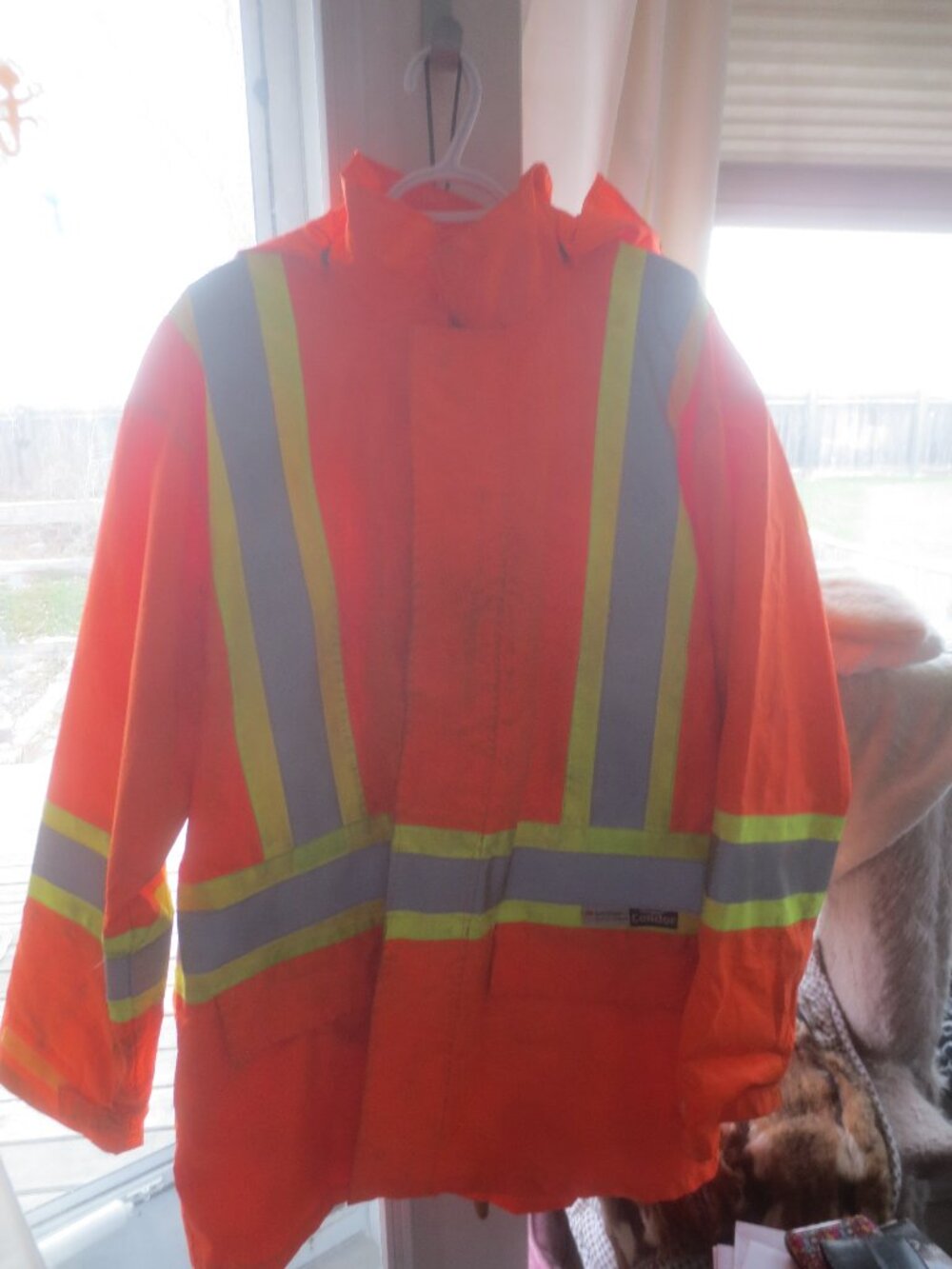 Condor Hi-Vis Safety and Rain Jacket with 3M Scotchlite - Size XXL (Men's).